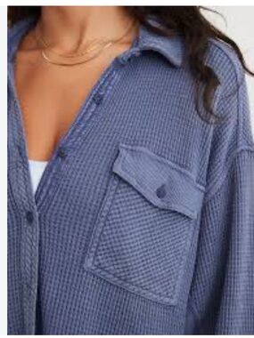 Aerie Lumber Jane waffle shirt